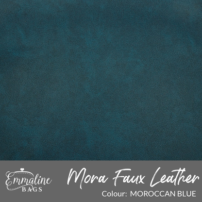 MORA Faux Leather - Moroccan Blue