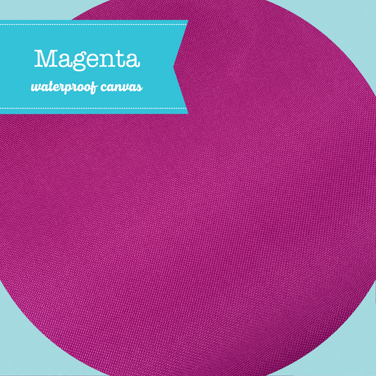 SOLID Waterproof Canvas - Magenta