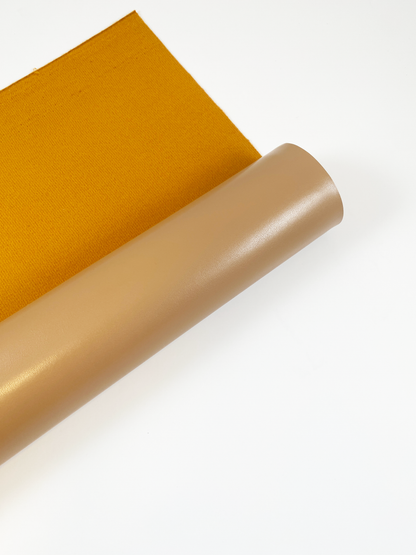 SOLID Faux Leather - Milk Chocolate