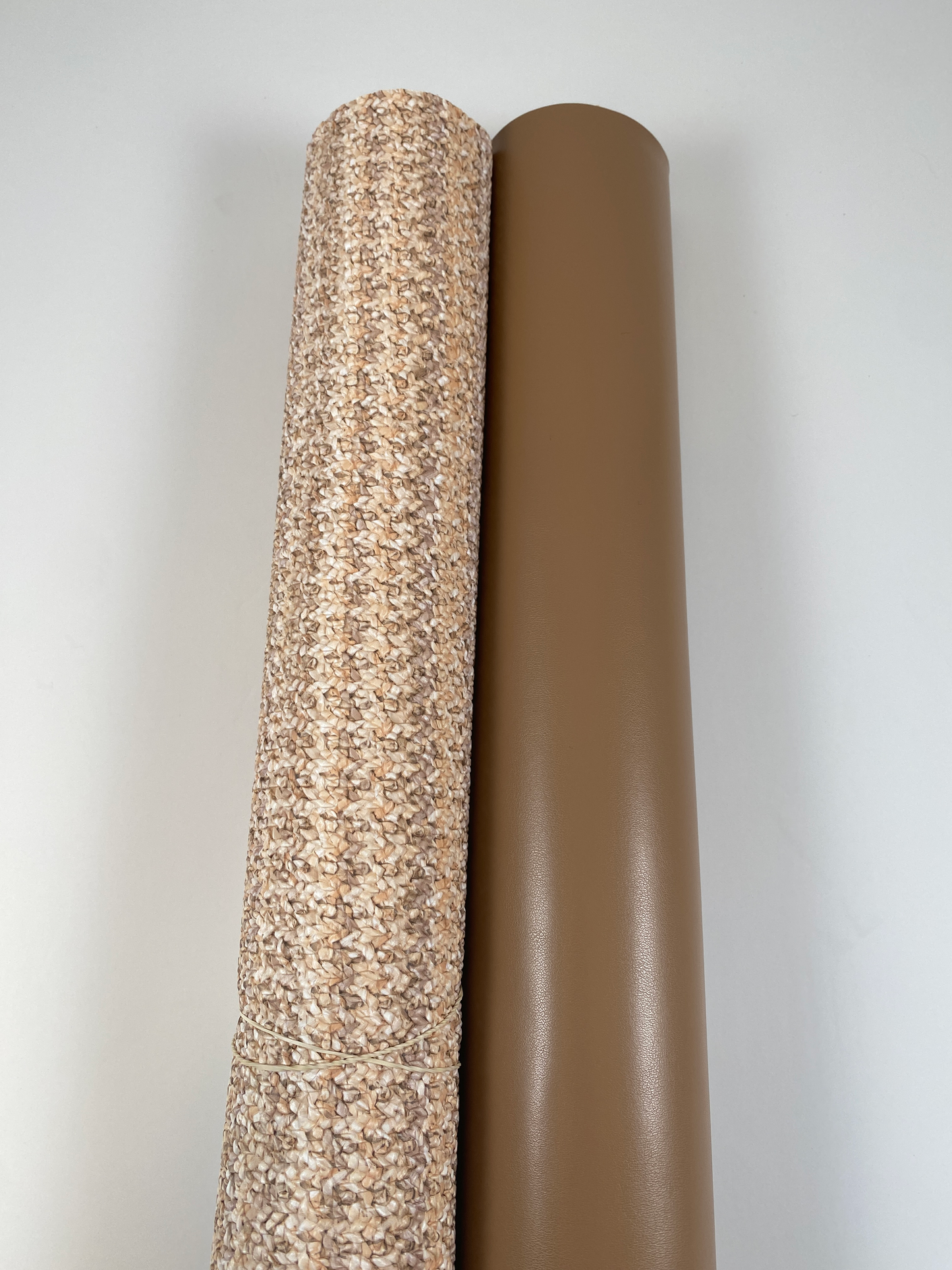 SOLID Faux Leather - Milk Chocolate