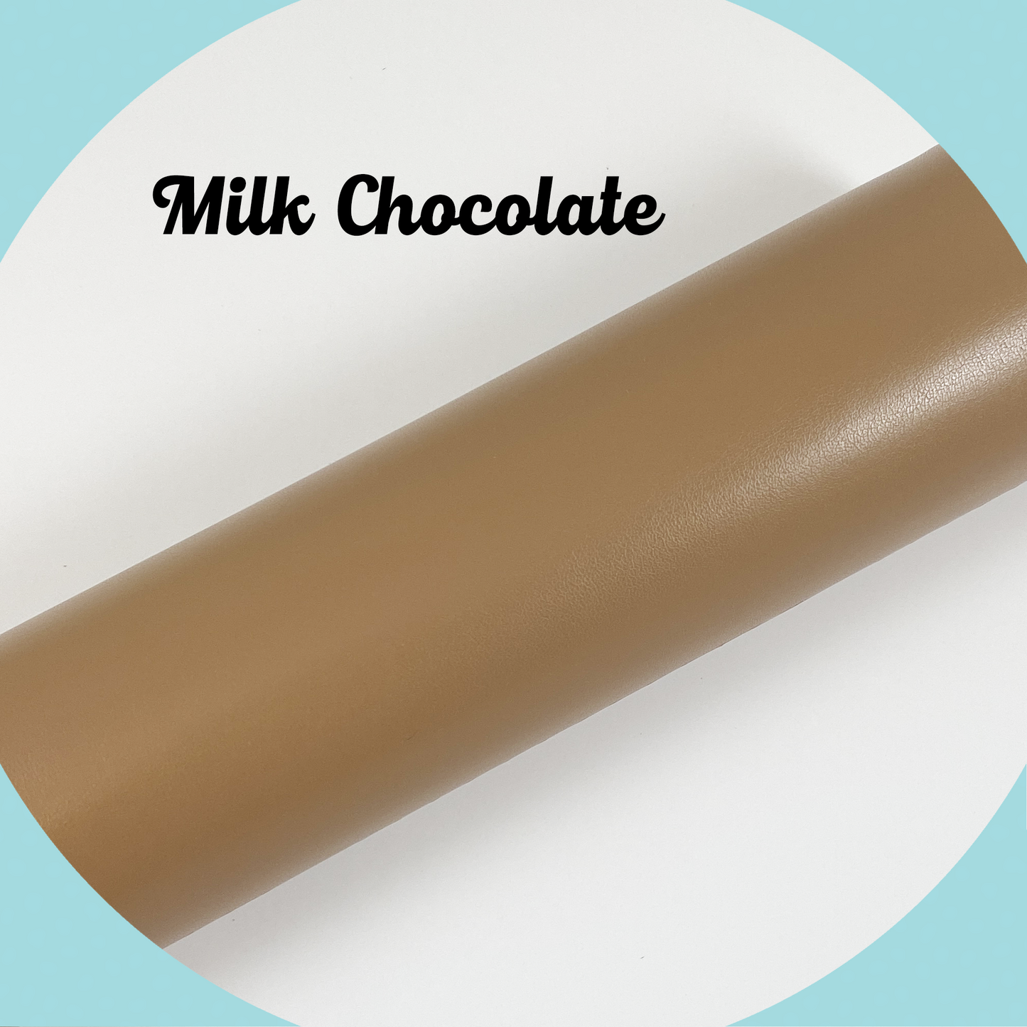 SOLID Faux Leather - Milk Chocolate