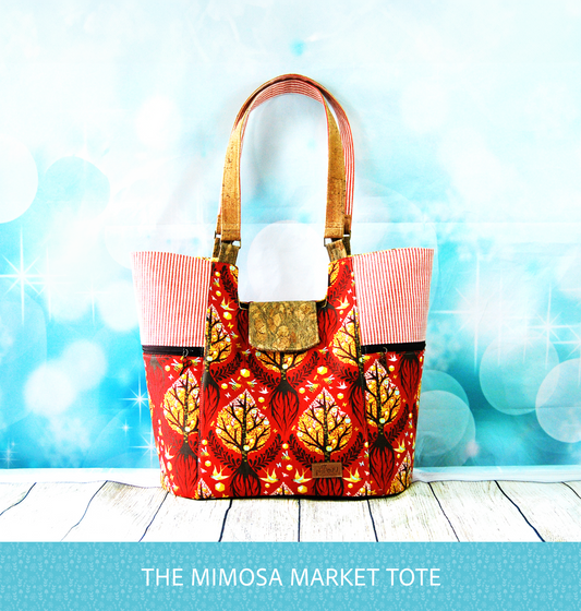 The Mimosa Market Tote - PDF Sewing Pattern