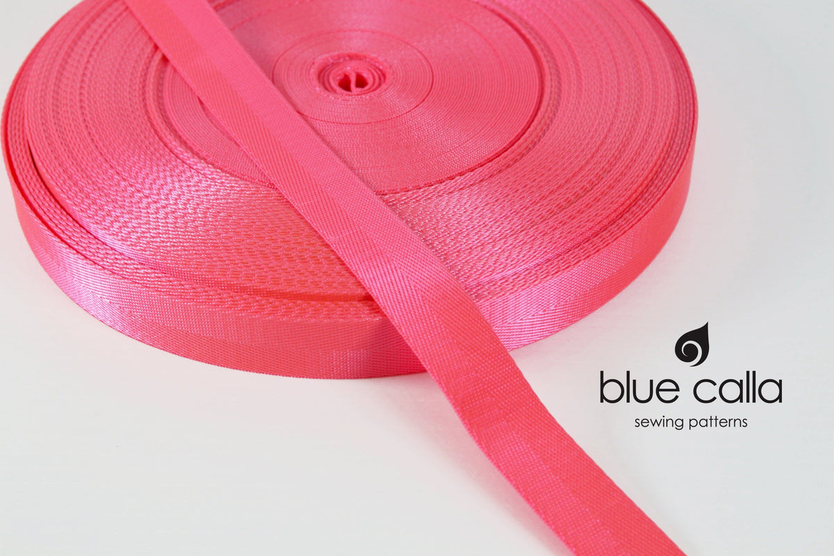 Seat Belt Webbing - Neon Pink – Blue Calla Patterns