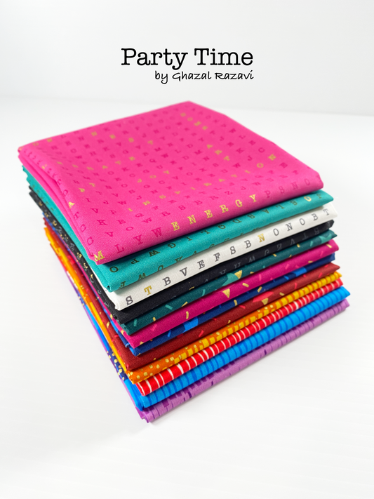 Fat Quarter Bundle of Party Time by Ghazal Razavi