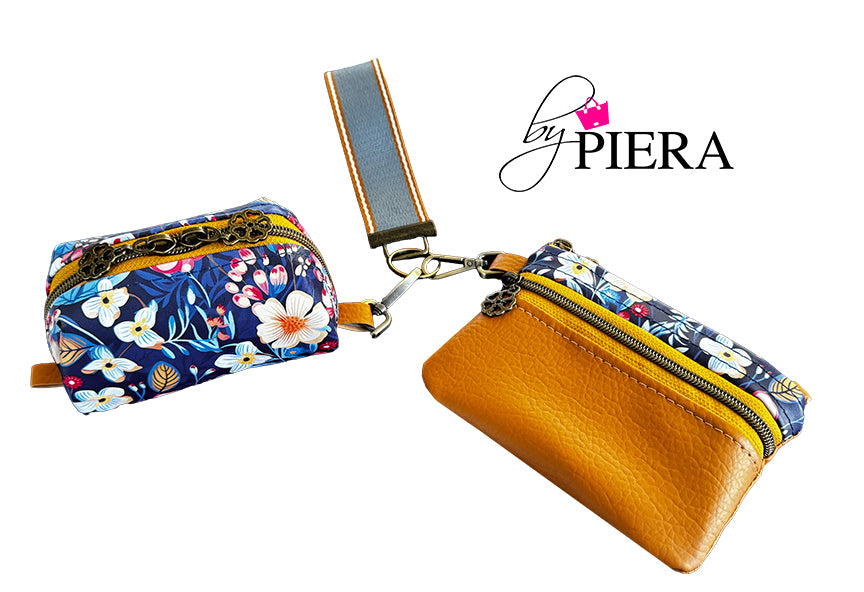 The Tulip Duo Pouch Wristlet - PDF Sewing Pattern