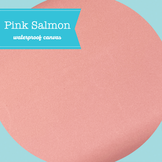 SOLID Waterproof Canvas - Pink Salmon