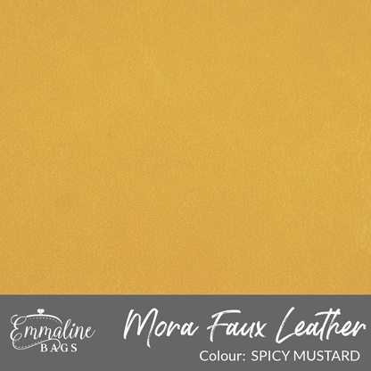 MORA Faux Leather - Spicy Mustard