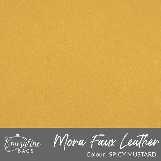MORA Faux Leather - Spicy Mustard