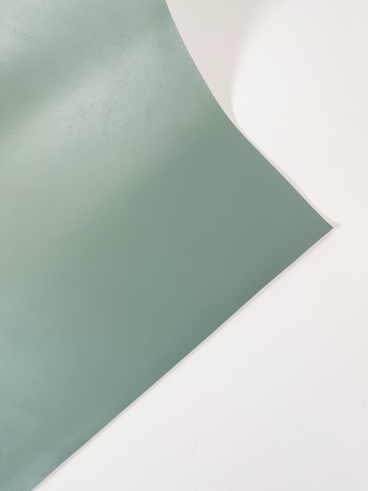 SOLID Faux Leather - Sage
