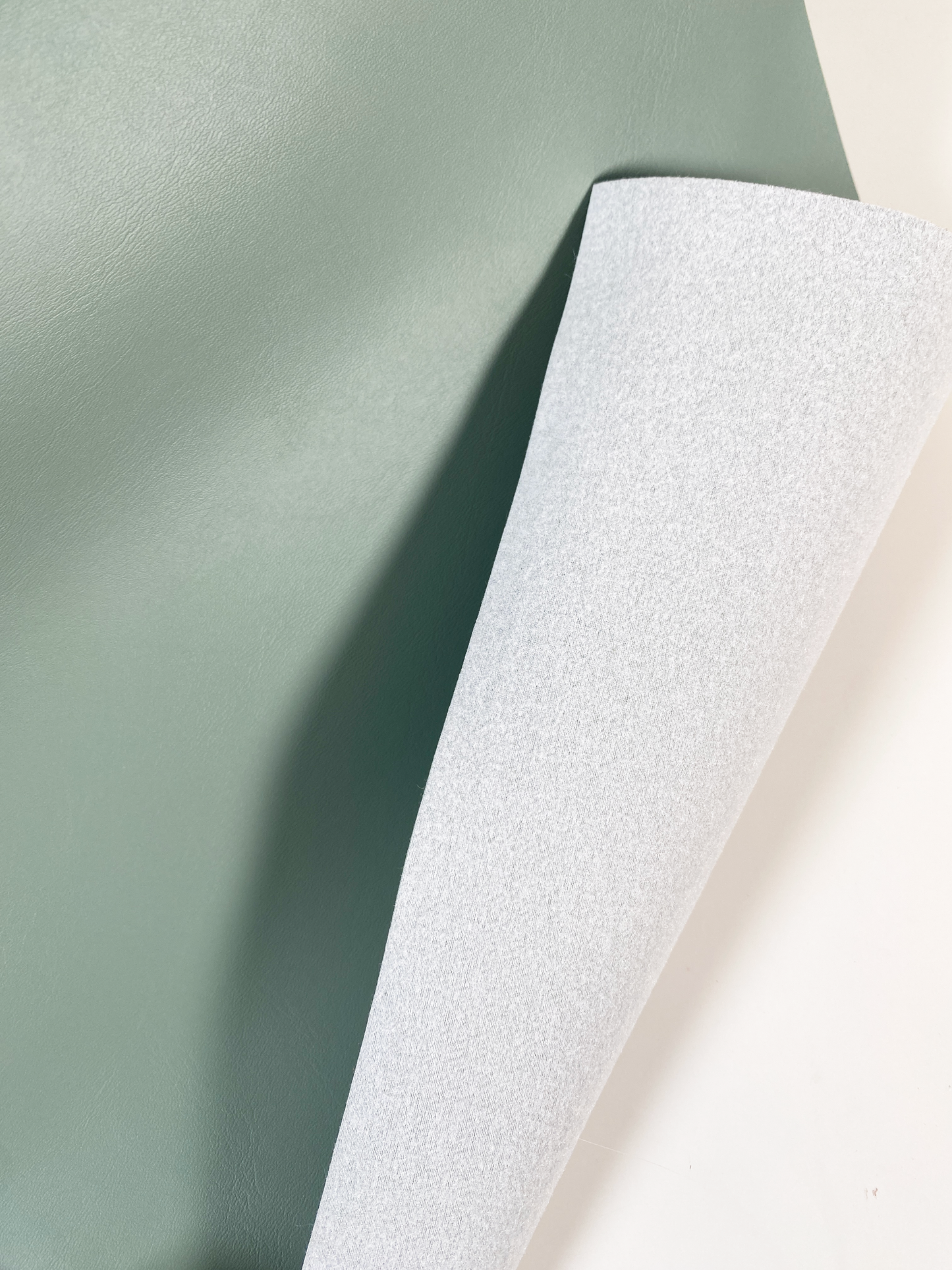 SOLID Faux Leather - Sage