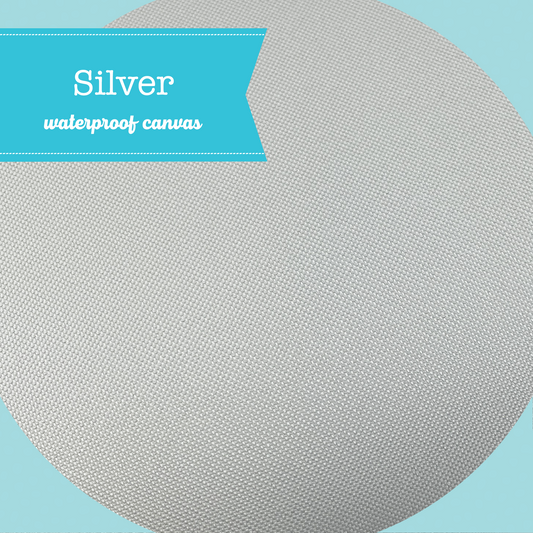 SOLID Waterproof Canvas - Silver