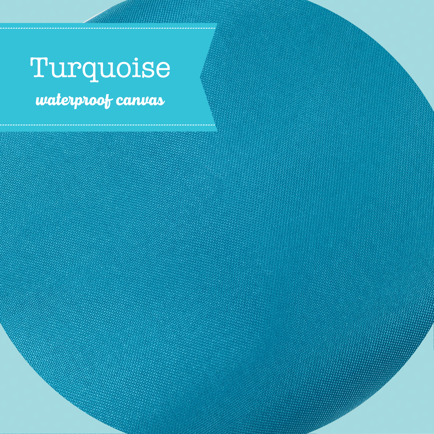 SOLID Waterproof Canvas - Turquoise