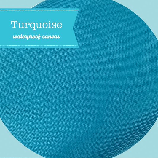SOLID Waterproof Canvas - Turquoise