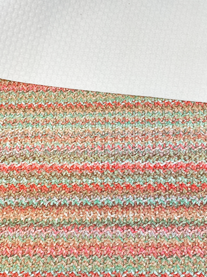 CROCHET Faux Leather - Tutti Frutti