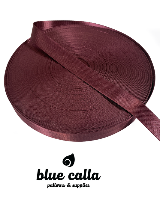 Seat Belt Webbing - Wine
