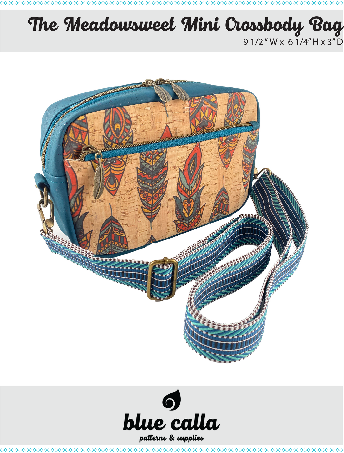 The Meadowsweet Mini Crossbody Bag - PDF Sewing Pattern