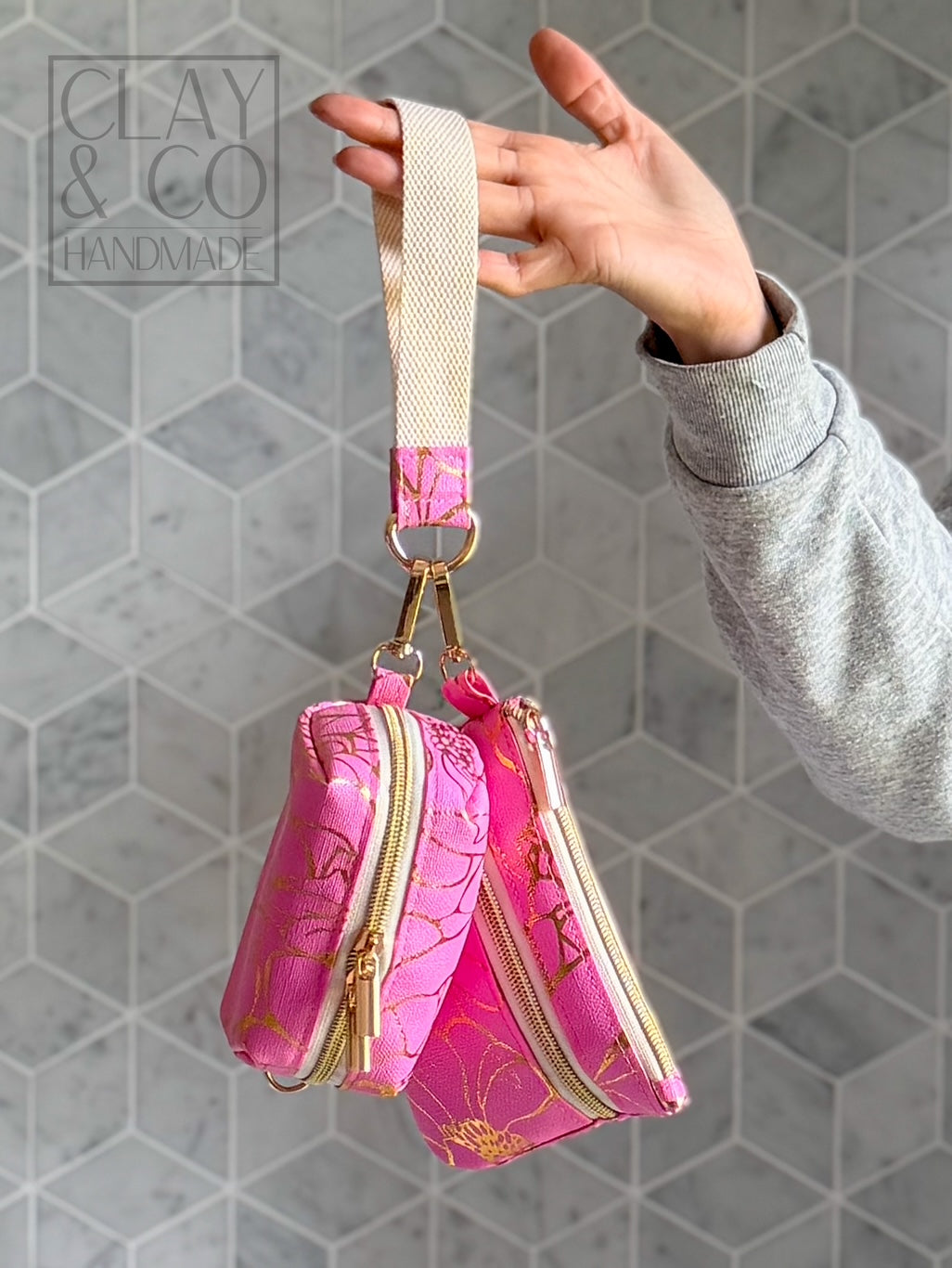 The Tulip Duo Pouch Wristlet - PDF Sewing Pattern