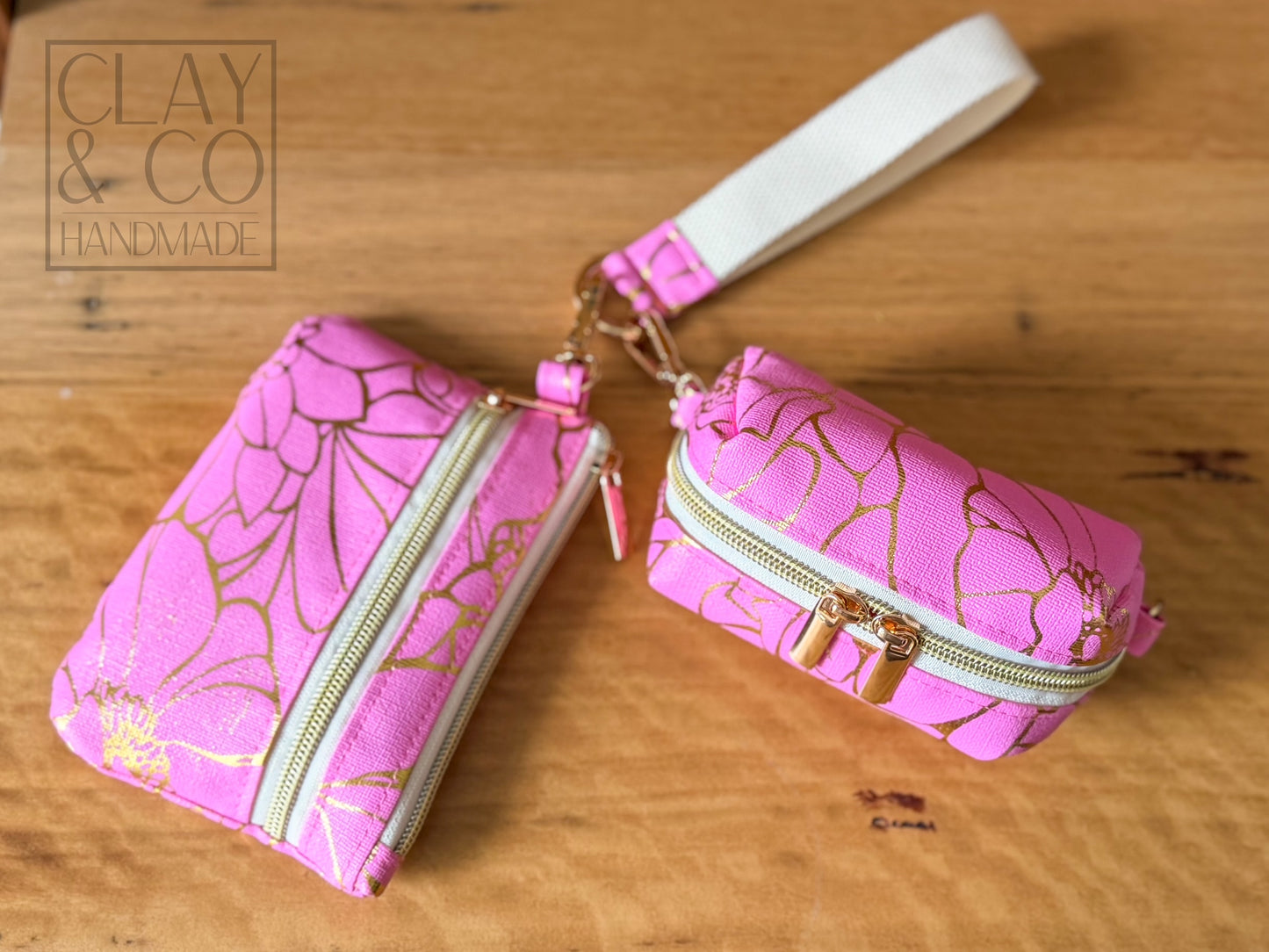 The Tulip Duo Pouch Wristlet - PDF Sewing Pattern