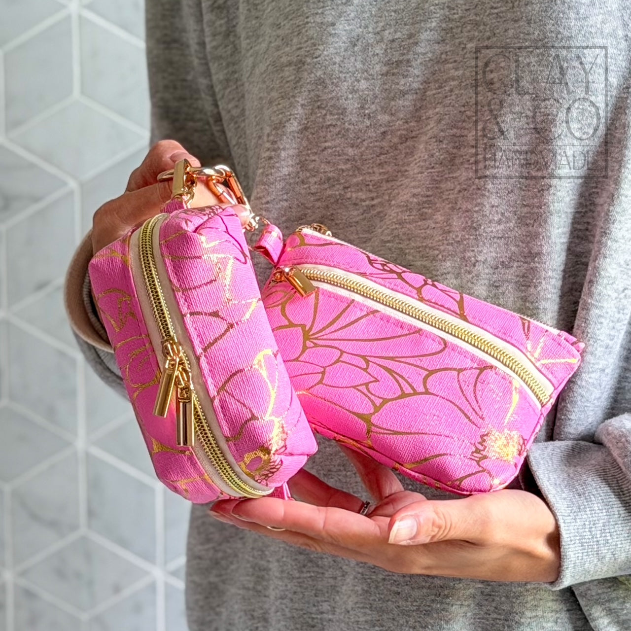 The Tulip Duo Pouch Wristlet - PDF Sewing Pattern