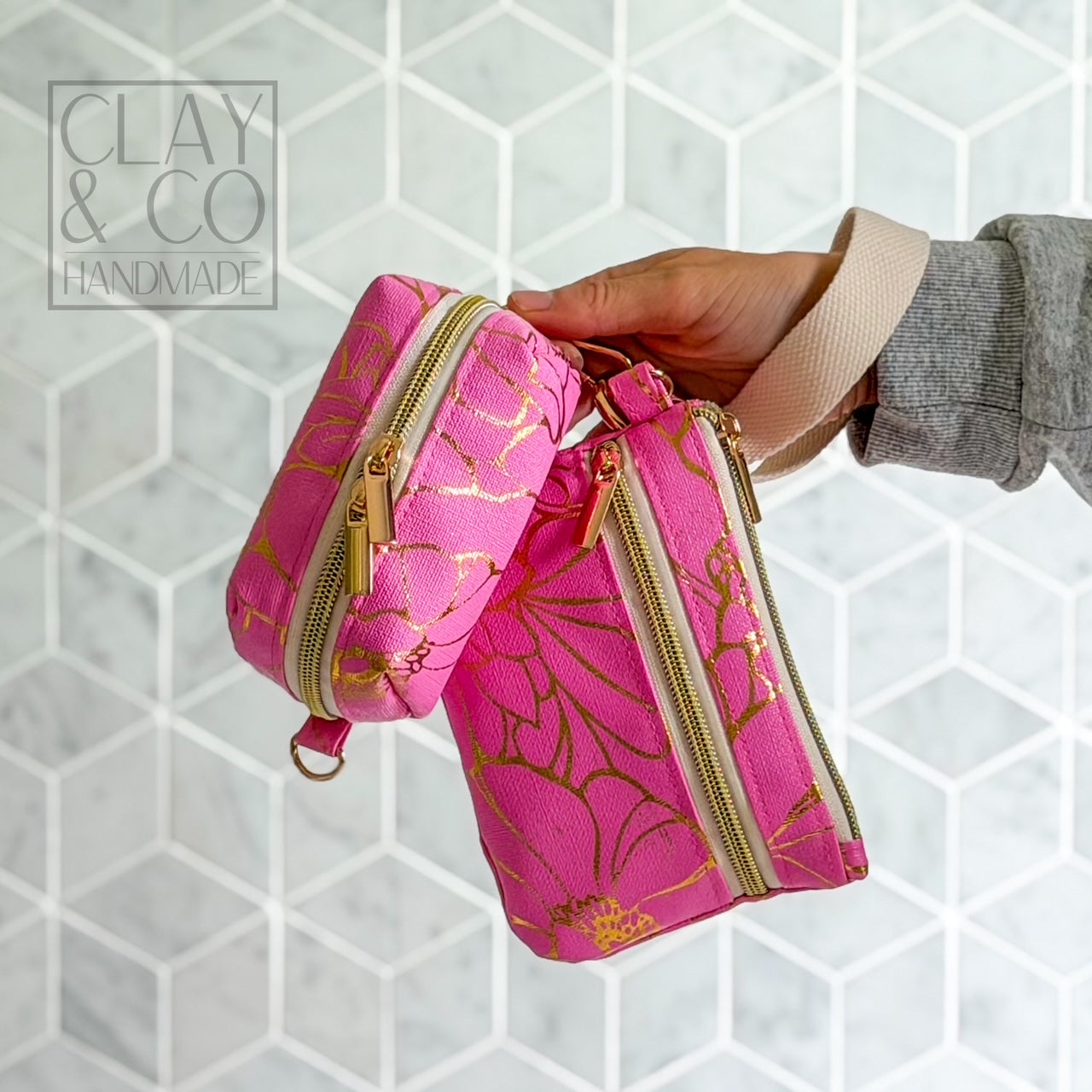 The Tulip Duo Pouch Wristlet - PDF Sewing Pattern