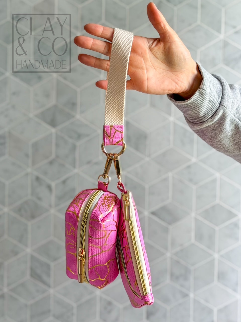 The Tulip Duo Pouch Wristlet - PDF Sewing Pattern