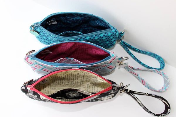 FREE The Clematis Wristlet with 2 versions (UDPATED VERSION!) - PDF Sewing Pattern