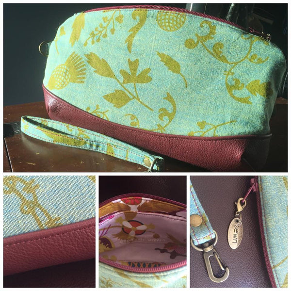 FREE The Clematis Wristlet with 2 versions (UDPATED VERSION!) - PDF Sewing Pattern