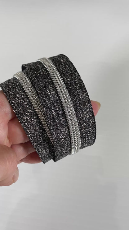 #5 Metallic Nylon Coil Zipper tape - Limited Edition Metallic Zipper Tape Bundle
