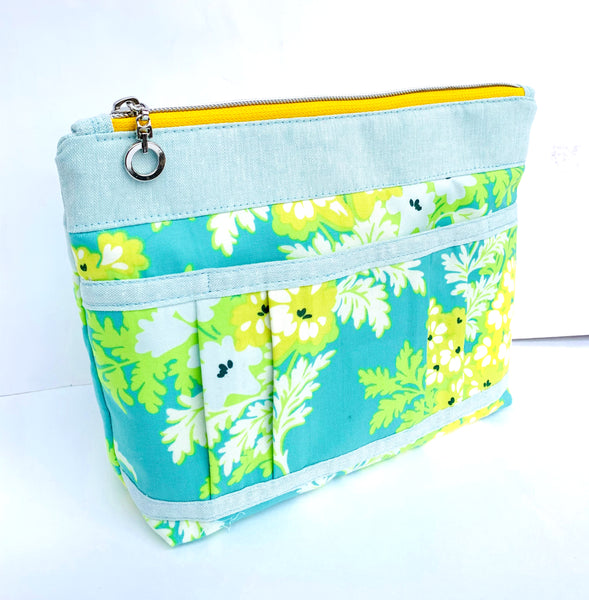 Petunia Pleated Pouch - PDF sewing pattern
