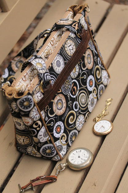 The Dandelion Double Zip Handbag - PDF Sewing Pattern