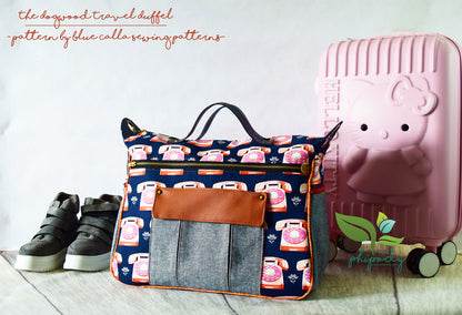 The Dogwood Travel Duffel Bag - PDF Sewing pattern