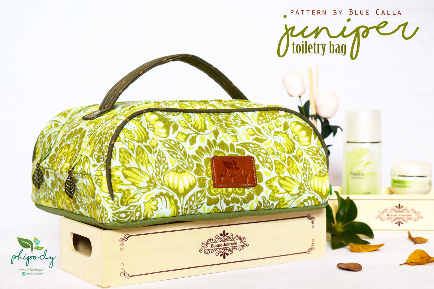 The Juniper Toiletry Bag - PDF Sewing Pattern