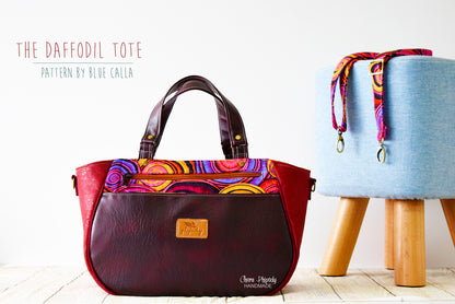 The Daffodil Tote in 2 sizes - PDF Sewing Pattern