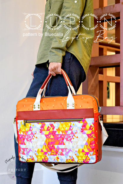 Lupin Laptop Bag - PDF sewing pattern