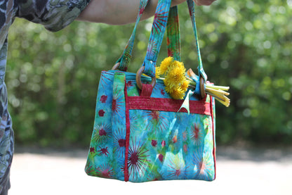 The Dandelion Double Zip Handbag - PDF Sewing Pattern