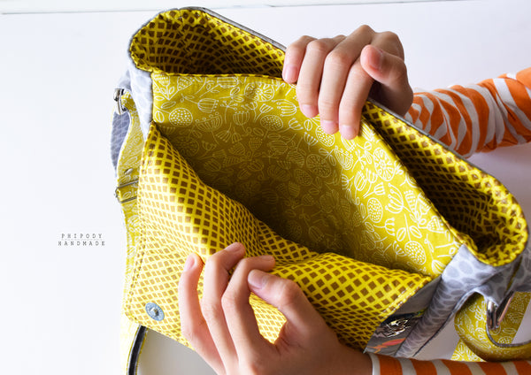 The Coneflower Cross Body bag - PDF Sewing pattern