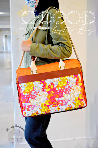 Lupin Laptop Bag - PDF sewing pattern