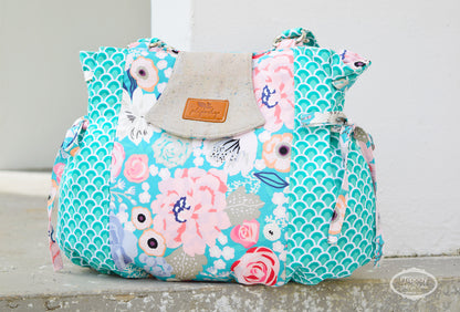 The Rose Gathered Shoulder Bag - PDF Sewing Pattern