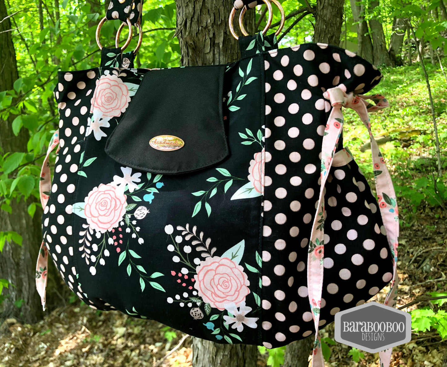 The Rose Gathered Shoulder Bag - PDF Sewing Pattern