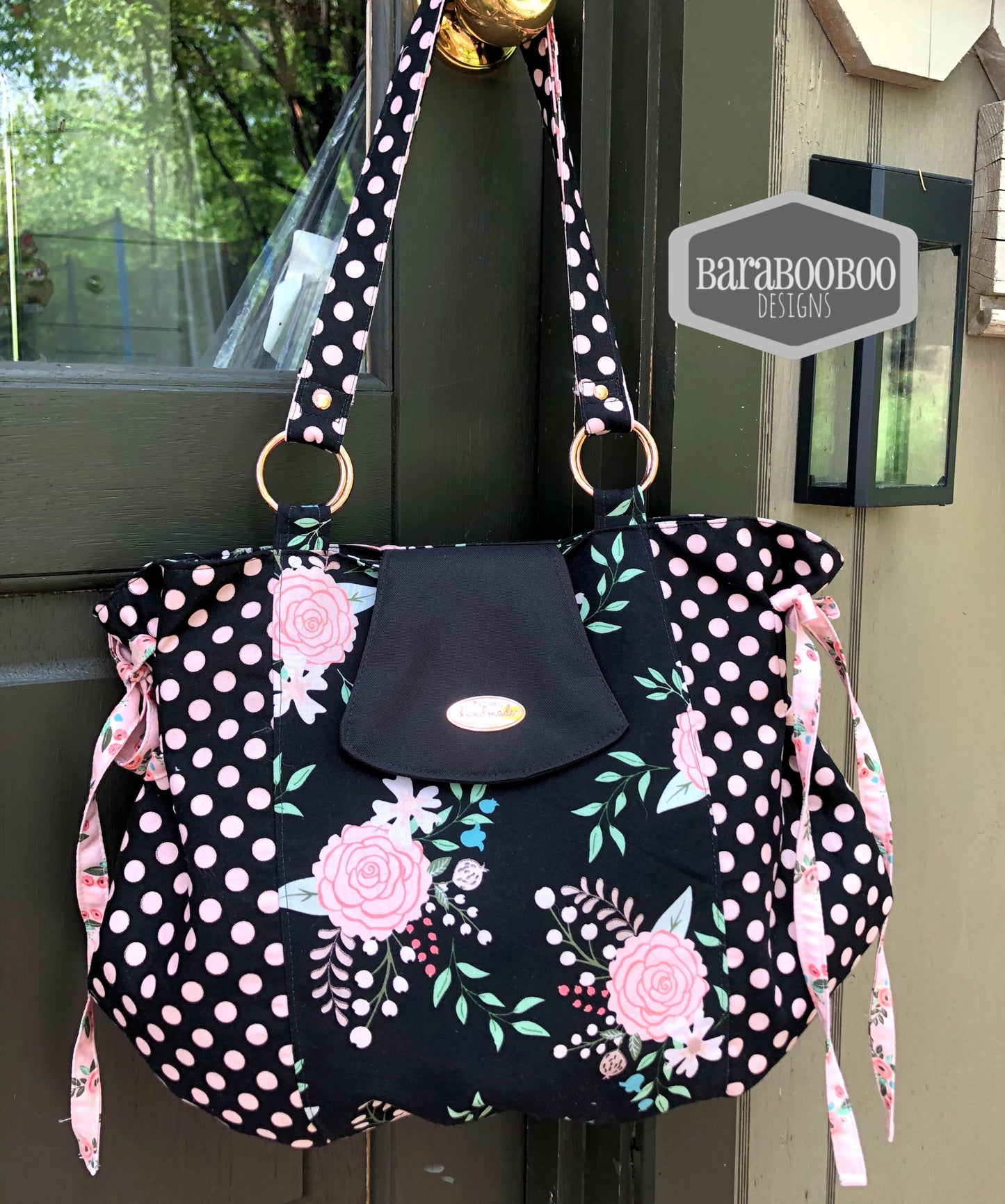 The Rose Gathered Shoulder Bag - PDF Sewing Pattern