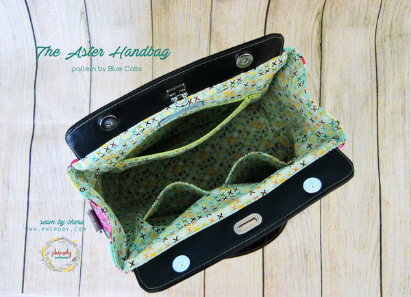 The Aster Handbag - PDF Sewing Pattern
