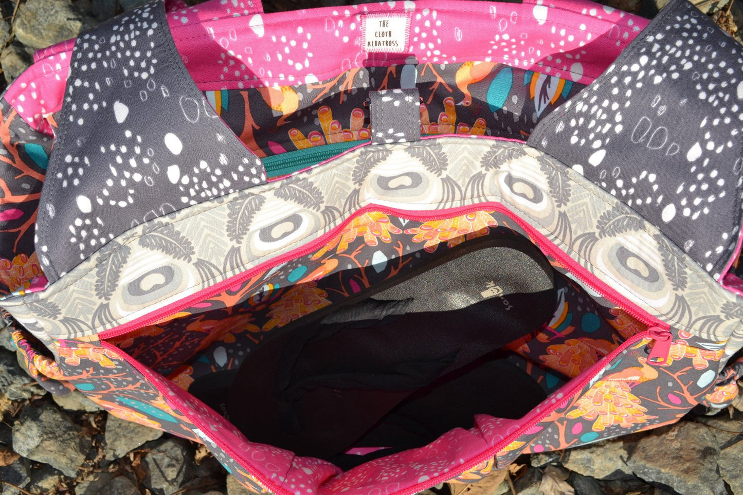 The Foxglove Bag - Fitness or Diaper bag - PDF Sewing Pattern