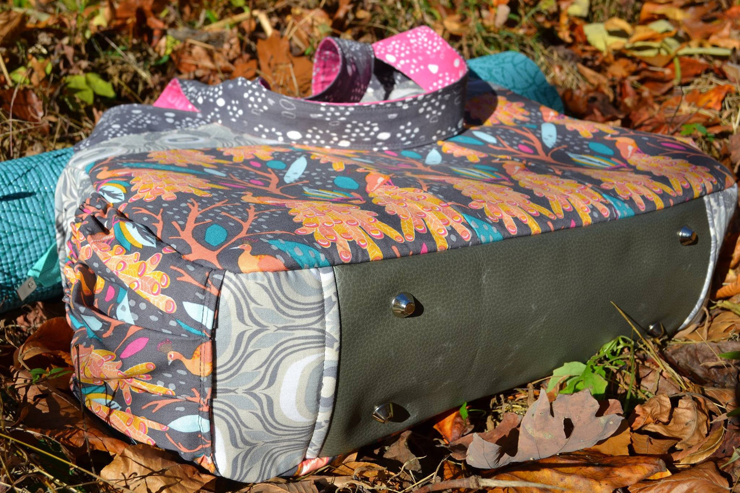 The Foxglove Bag - Fitness or Diaper bag - PDF Sewing Pattern