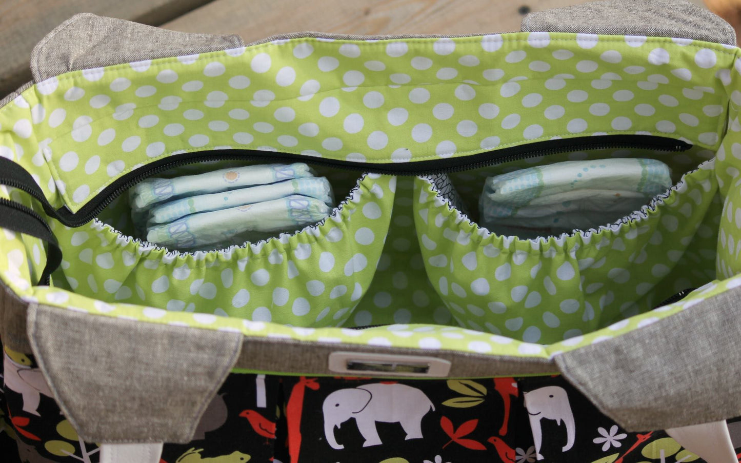 The Foxglove Bag - Fitness or Diaper bag - PDF Sewing Pattern