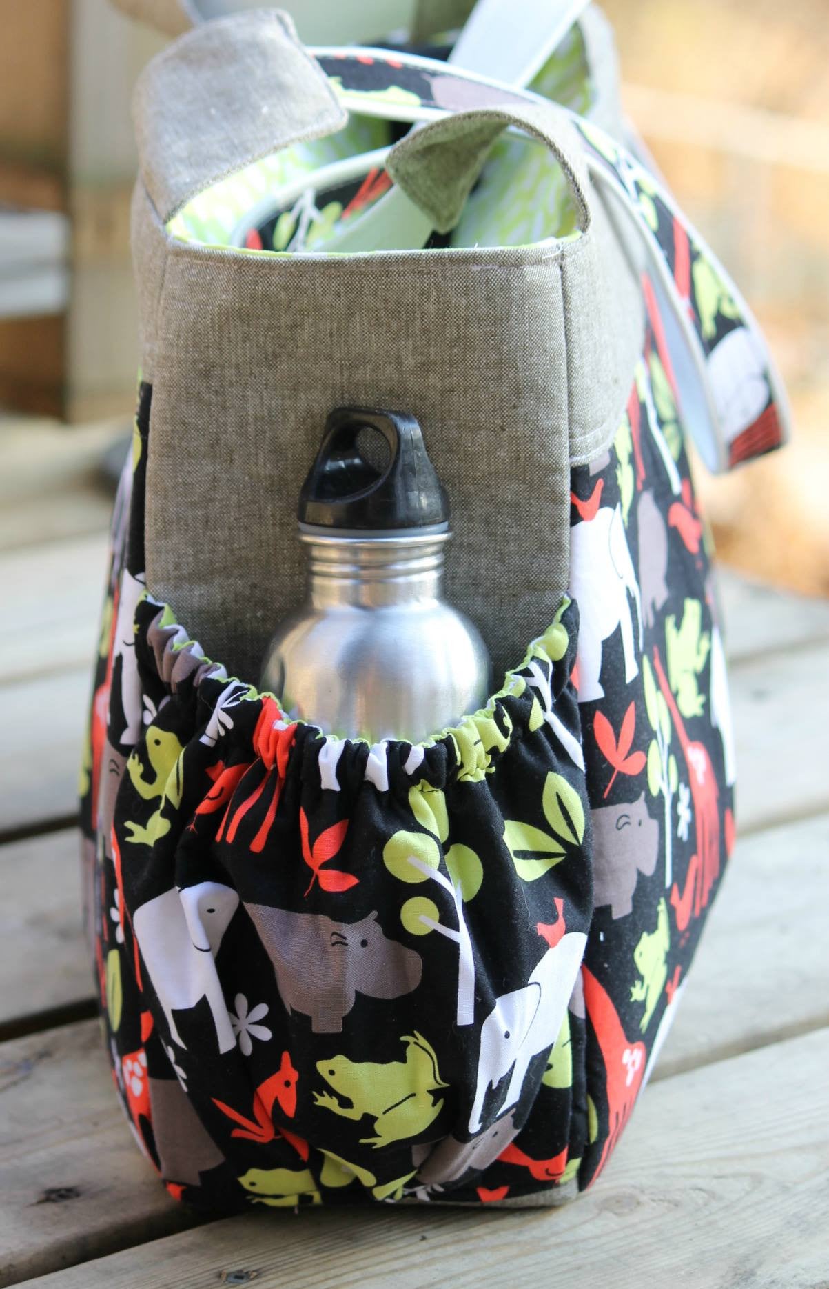 The Foxglove Bag - Fitness or Diaper bag - PDF Sewing Pattern