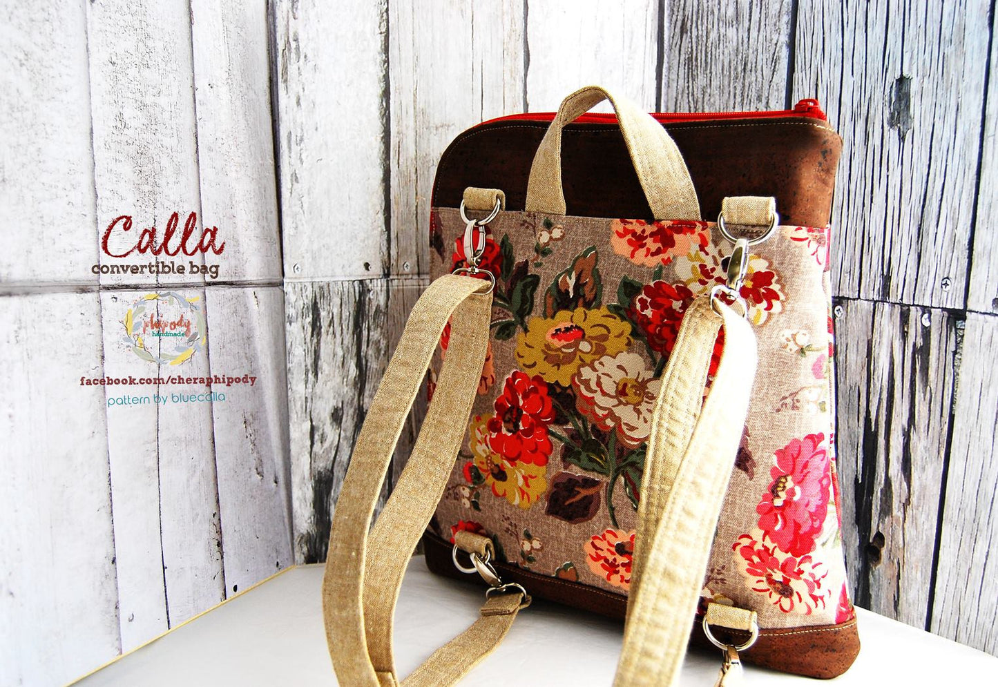 The Calla Convertible backpack - PDF Sewing Pattern