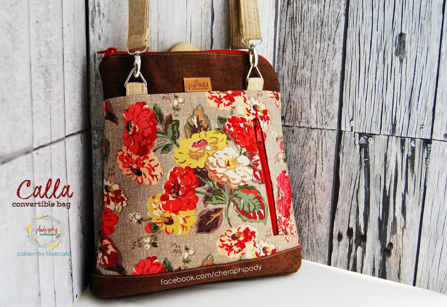 The Calla Convertible backpack - PDF Sewing Pattern