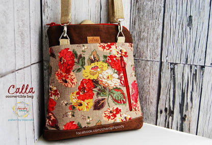 The Calla Convertible backpack - PDF Sewing Pattern