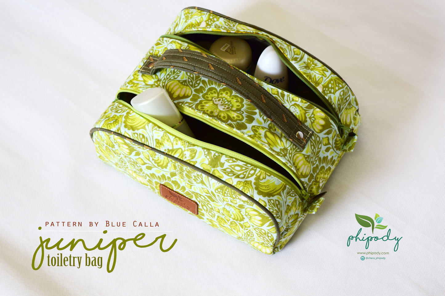 The Juniper Toiletry Bag - PDF Sewing Pattern