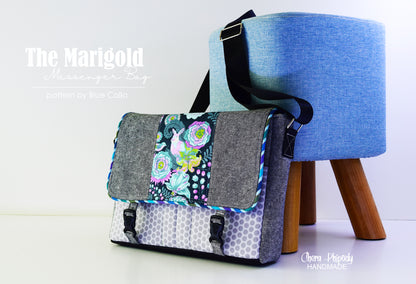 The Marigold iPad Messenger Bag - PDF Sewing Pattern